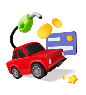 icona rifornimento facile con un click